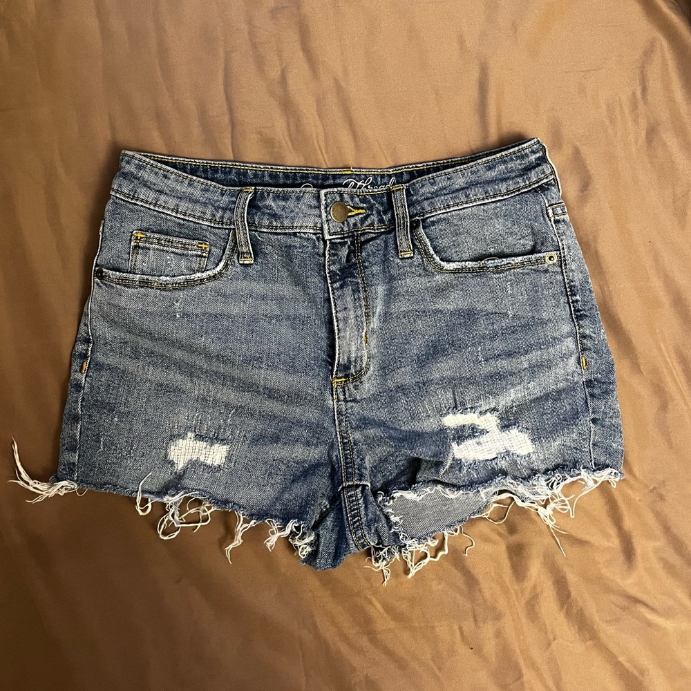 Universal Thread High-Rise Distressed Jean Shorts